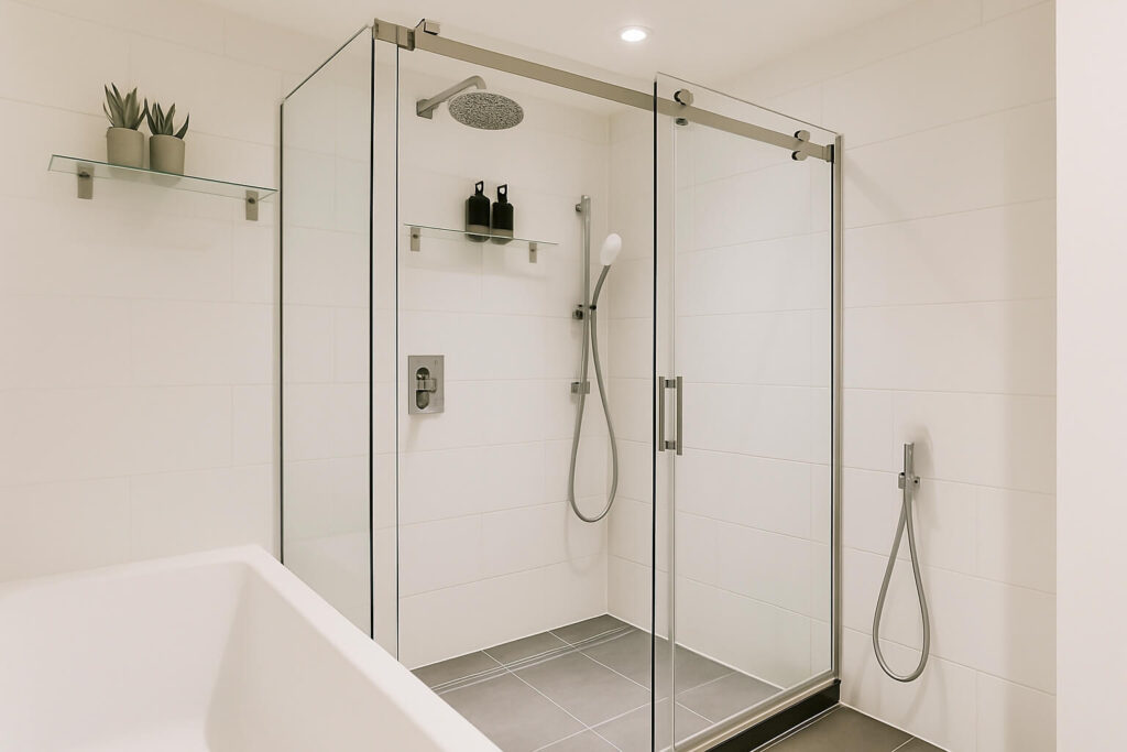 barn style shower door