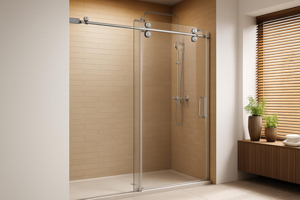 barn style shower door